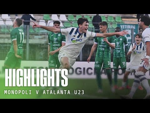 COMI segna per il PARI ⚽️ | Highlights Monopoli-Atalanta U23 1-1 | 17ª Serie C Sky Wifi 2025/26