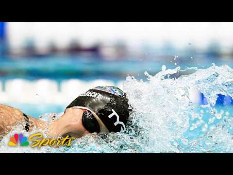 Katie Ledecky glides to sub-four-minute women's 400m free win in Indy | NBC Sports