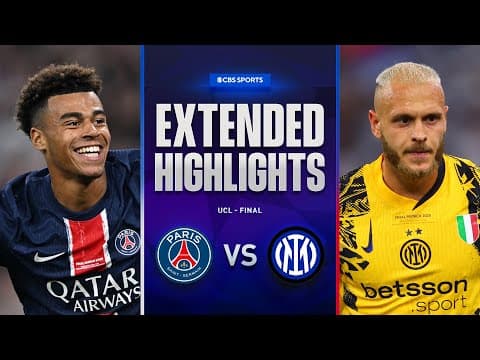 PSG vs. Inter: Extended Highlights | UCL Final | CBS Sports Golazo