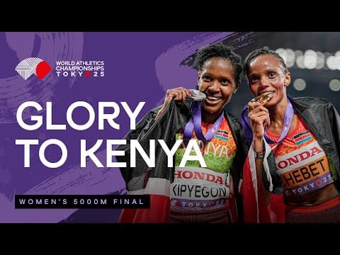 Beatrice Chebet wins double gold after 14:54.36 5000m  | World Athletics Championships Tokyo 25