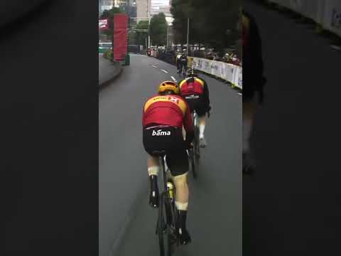 Then there were two! 👀 Vingegaard & Roglič break away for victory at the Saitama Criterium! 🏁