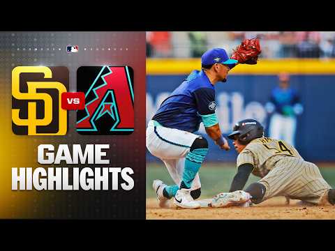 Padres vs. D-backs Game Highlights (4/25/26) | MLB Highlights