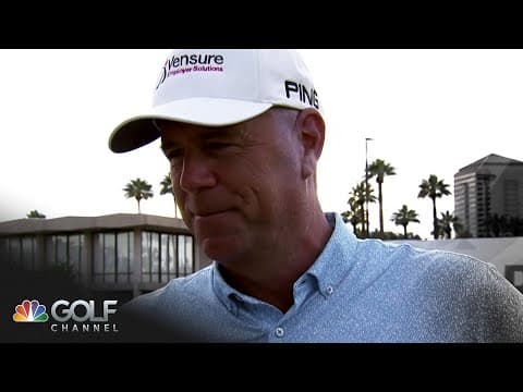 Stewart Cink after winning the 2025 Charles Schwab Cup Championship | Golf Channel