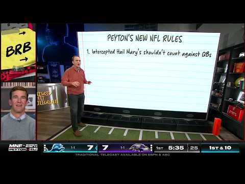 Peyton’s New NFL Rules 👀 Payments for late hit penalties ON THE FIELD? | Manningcast