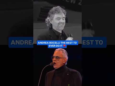 Andrea Bocelli: An icon then, and an icon now 🎤