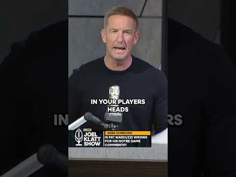 Joel Klatt reacts to Pitt head coach Pat Narduzzi's comments ahead of their game against Notre Dame
