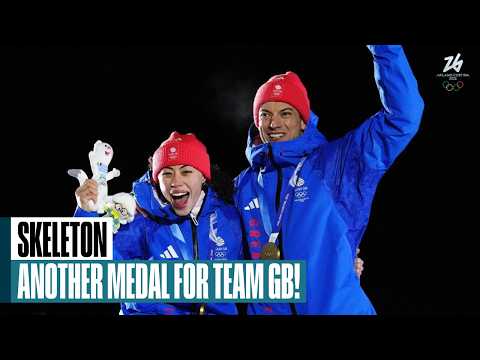 Stoecker, Weston win gold for GBR in mixed team skeleton