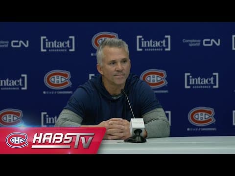 Martin St-Louis addresses the media at practice | PRESS CONFERENCE