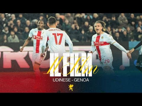 🐦‍🔥 RUSLAN + BROOKE for the WIN | UDINESE - GENOA | FILM della PARTITA 2025/26 🎞️