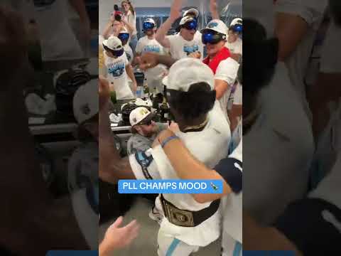 Celebration time for the New York Atlas 🔥 #pll #lacrosse #party #championship