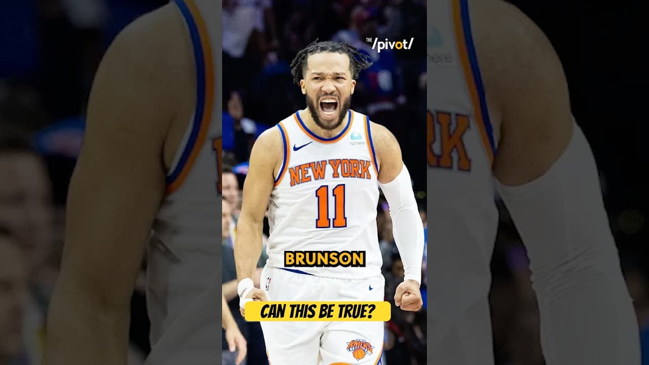 Jalen Brunson told John Starks this about 2 years ago…👀 is this true for the Knicks?