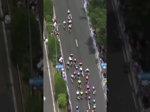 Tadej Pogacar upset the sprinters on their own terrain! Throwback to opening day at the Dauphine 🍿😮