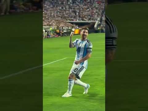 Messi scores his potentially LAST international friendly goal of his career 🚨