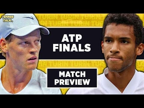 Sinner vs Auger Aliassime | ATP Finals 2025 | Tennis Talk Preview & Prediction