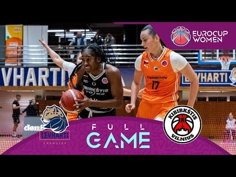 LIVE - Levhartice Chomutov v Kibirkstis-TOKS | EuroCup Women 2025-26 | Regular Season