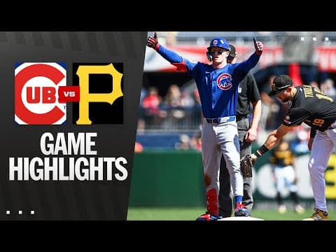 Cubs vs. Pirates Game Highlights (9/17/25) | MLB Highlights