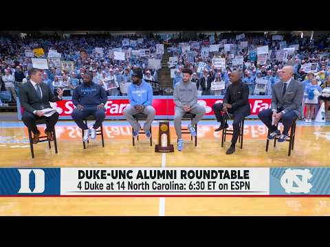 HISTORIC RIVALRY 👏 Duke & North Carolina alumni roundtable & preview 🗣️ | College GameDay