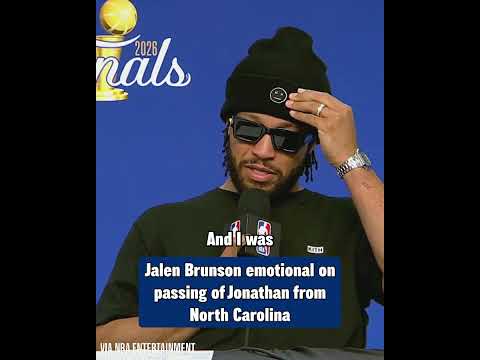 Jalen Brunson paid tribute to Jonathan from N Carolina, who passed away battling a heart condition