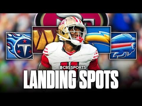 Top Landing Spots for Brandon Aiyuk after GM says he 'won't play for 49ers again'