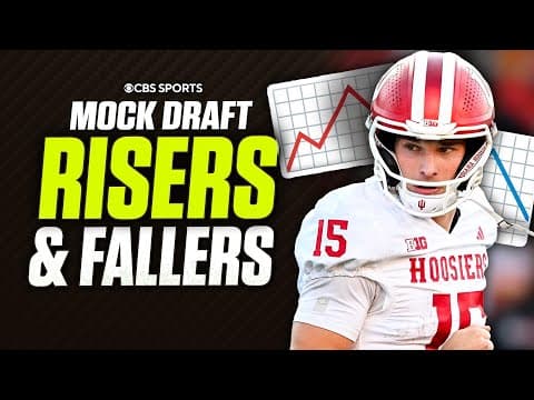 2026 NFL Mock Draft: Who are the biggest Risers and Fallers throughout the season? 👀🤔