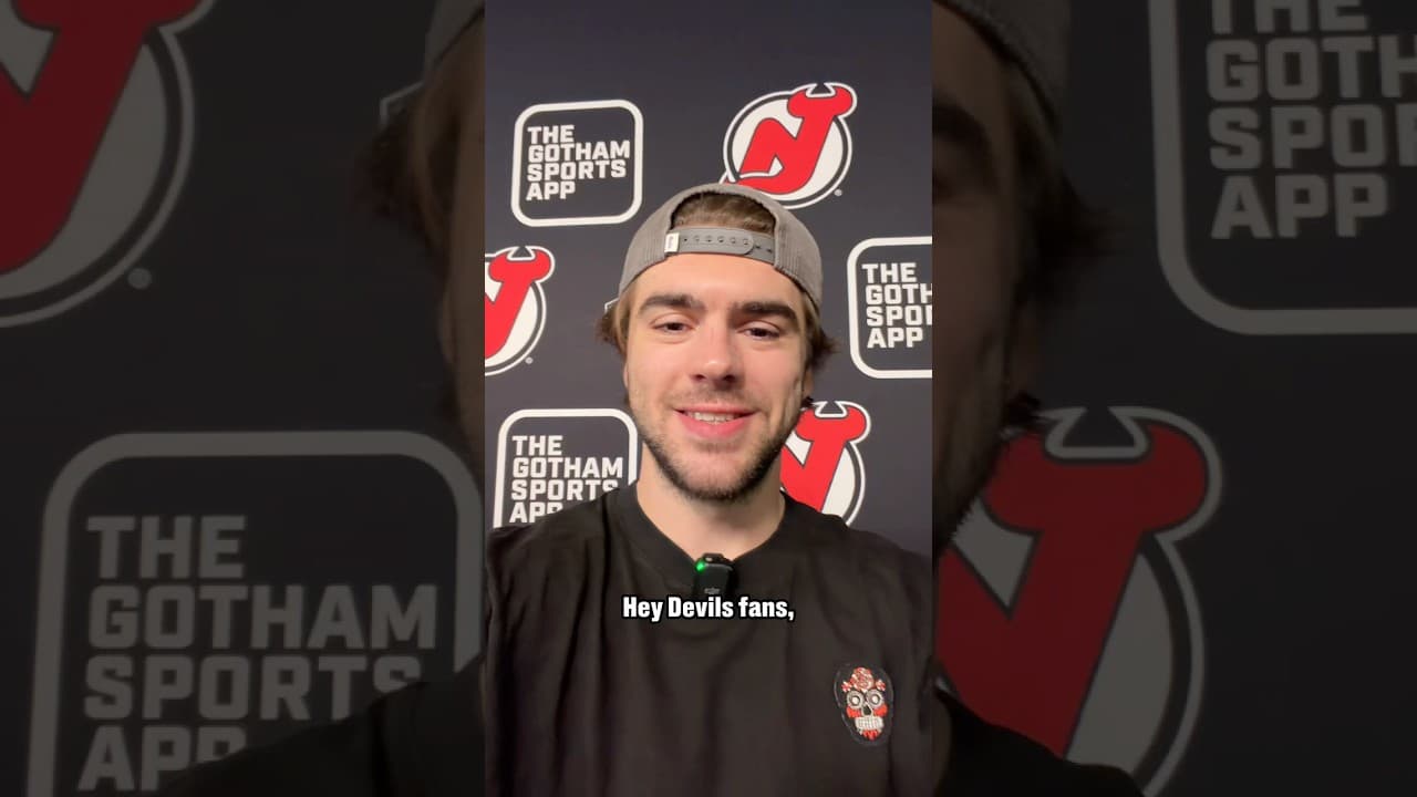 A message from the fellas. #shorts #njdevils #nicohischier #timomeier #connorbrown #jesperbratt