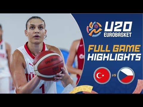 Türkiye 🇹🇷 vs Czechia 🇨🇿 | Highlights | FIBA U20 Women's EuroBasket 2025