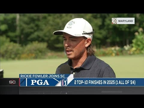 Rickie Fowler joins LIVE from BMW Championship + ALL ABOUT Maryland sports 🔥 | SC