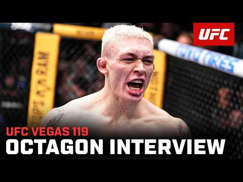 Navajo Stirling Octagon Interview | UFC Vegas 119