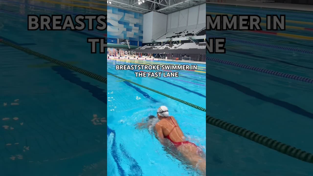 Life in the fast lane 🤷 #swimmer #swimming #fastlane #breaststroke #life
