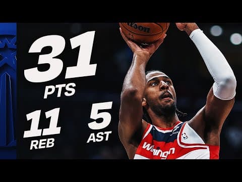 Alex Sarr Was COOKING with 31 PTS & 11 REBs vs 76ers | October 28, 2025