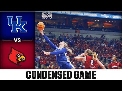 Louisville vs. Kentucky Condensed Game | 2025-26 ACC Women's Basketball