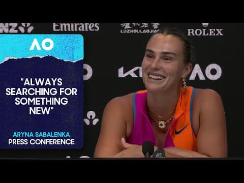 Aryna Sabalenka Press Conference | Australian Open 2026 First Round