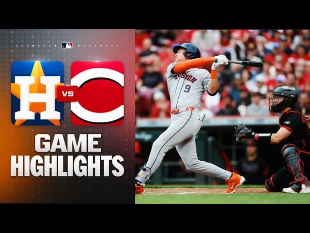 Astros vs. Reds Game Highlights (5/8/26) | MLB Highlights