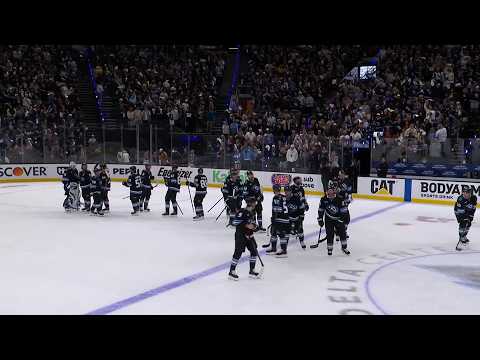 TUSKS UP! Utah Mammoth win first ever home playoff game!