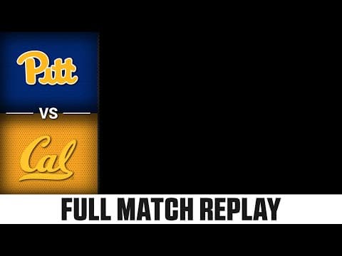 Pitt vs. Cal Match Highlights |  2025-26 ACC Men’s Soccer