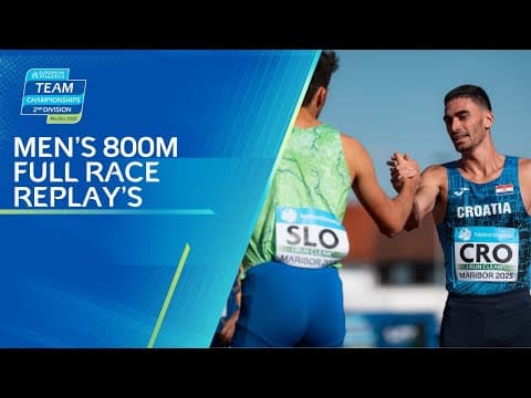 Men’s 800m | Division 2 | European Athletics Team Championships Maribor 2025