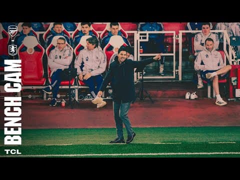 BENCH CAM | Arteta reacts to emphatic home win! | Arsenal v Aston Villa (4-1) | Premier League