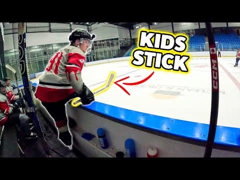 Using KIDS sticks in our Men's League game