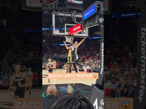 The RZA yammed on him 😮😮 #nba #hawks #poster #zaccharierisacher