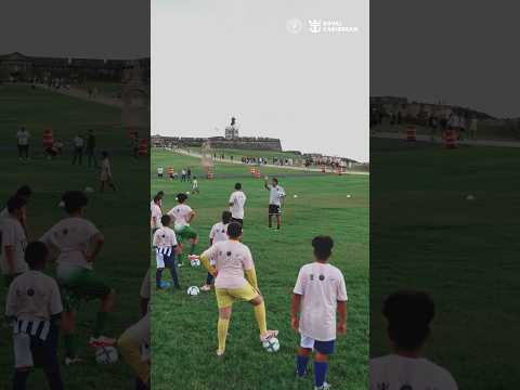 Una clínica que unió fútbol, sueños y Presagio en Puerto Rico junto a @RoyalCaribbean 🇵🇷✨