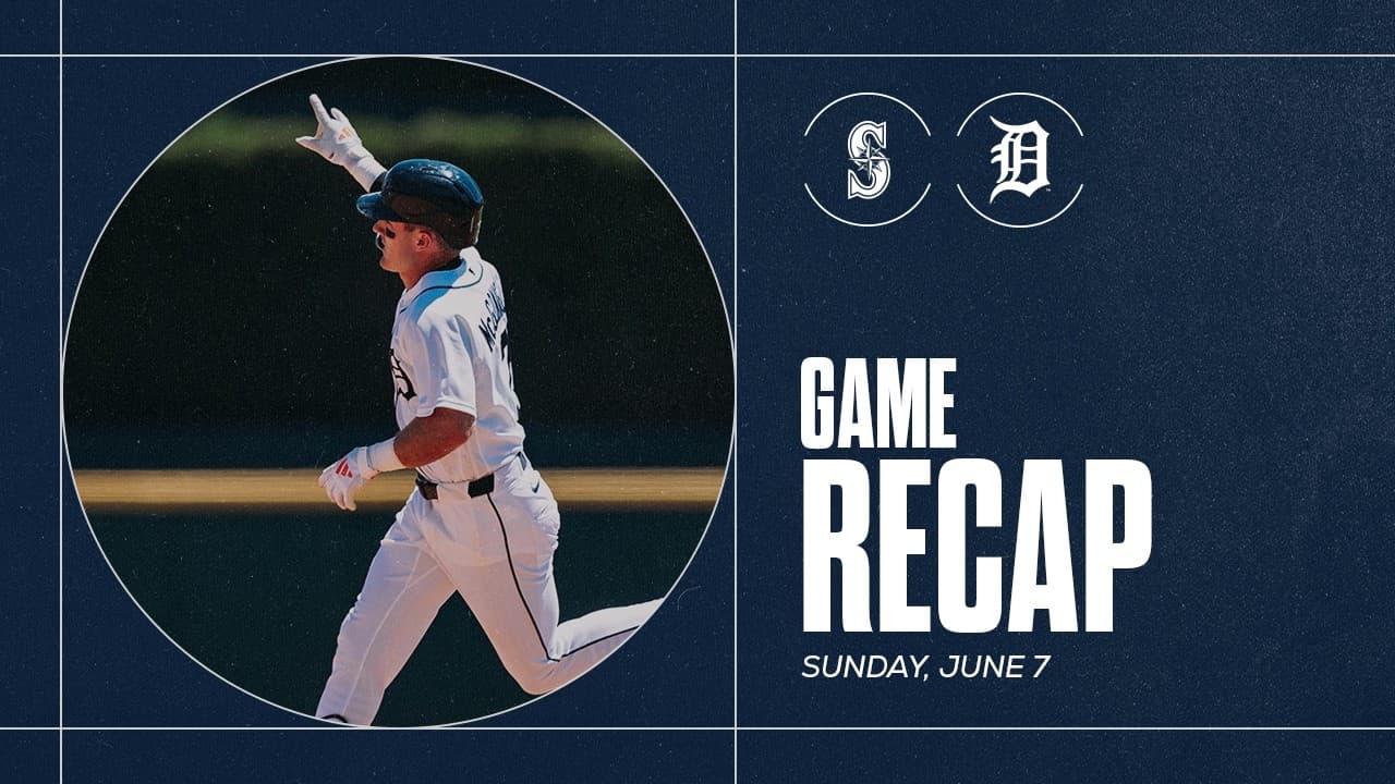 Game Highlights: Kevin McGonigle's Walk-Off Hit Secures Tigers Series Win vs. Mariners  | 6/7/26