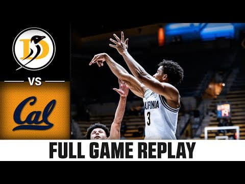 Dominican (CA) vs. Cal Full Game Replay | 2025-26 ACC Men's Basketball