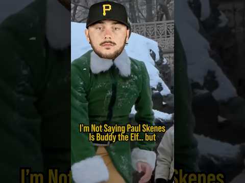 Has anyone seen Buddy the Elf and Paul Skenes in the same place at the same time? Merry Christmas!