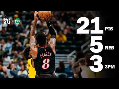 Paul George Scores 20+ in Road Win