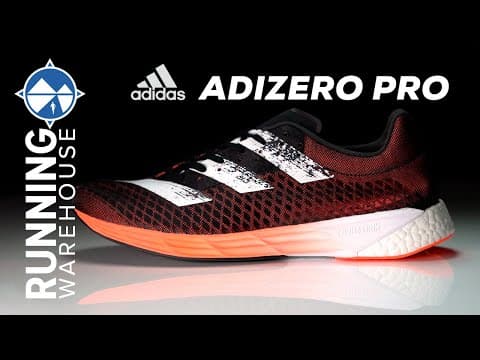 adidas adizero Pro First Look Review | Carbon Fiber Plate + Boost + Lightstrike