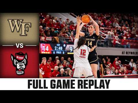 Wake Forest vs. NC State Full Game Replay | 2025-26 ACC Women's Basketball