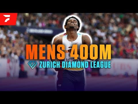 Team USA Adds A Spot In Tokyo! | Mens 400m (2025 Zurich Diamond League)