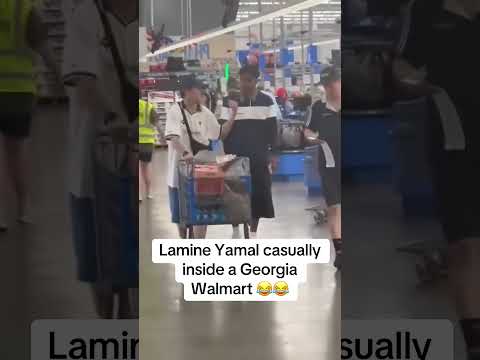 Lamine Yamal was at Walmart?! 😭 (via jstnnn32/TT)