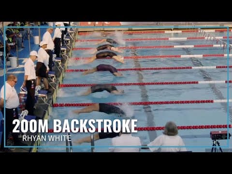 Rhyan White Leads Lanes in 200M Backstroke | 2025 TYR Summer Championships