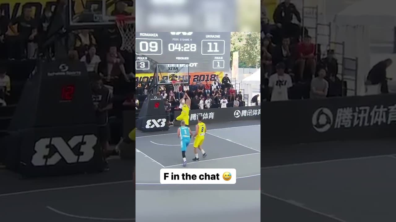 As the announcer said, "wasn't nothing nice about what happened after it" 😭 #3x3basketball
